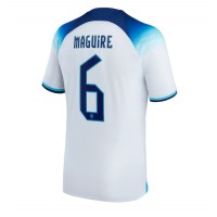Fotbalové Dres Anglie Harry Maguire #6 Domácí MS 2022 Krátký Rukáv